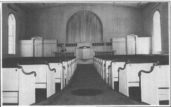 Unitarian-Universalist Church interior